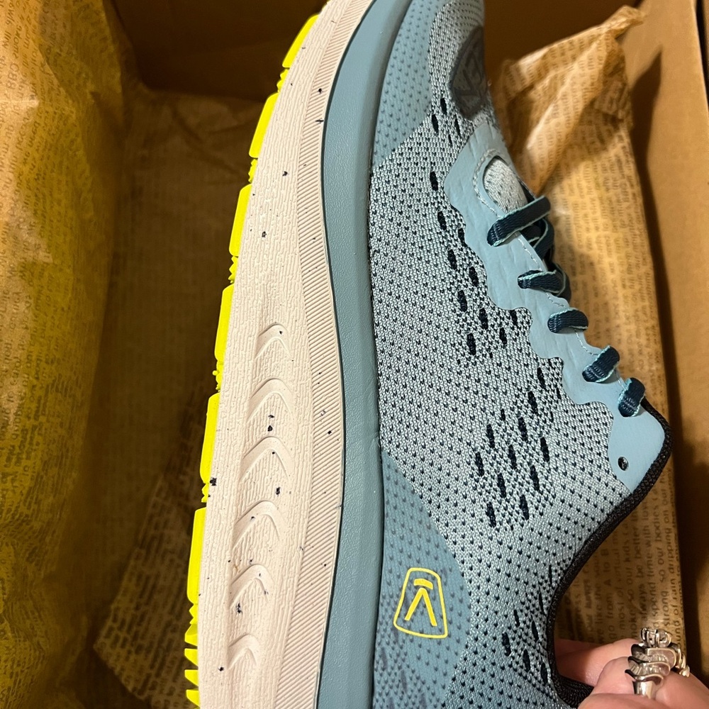 Women's Kleen Brand Athletic Shoes in Blue and Yellow